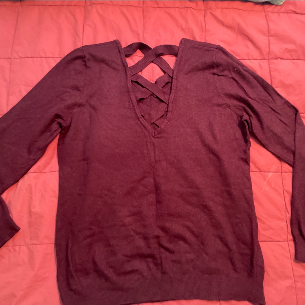 Love Life 
Burgundy Sweater
